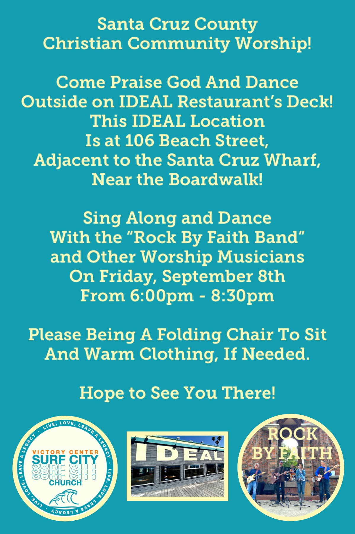Worship @ The Wharf - Ideal Bar and Grill